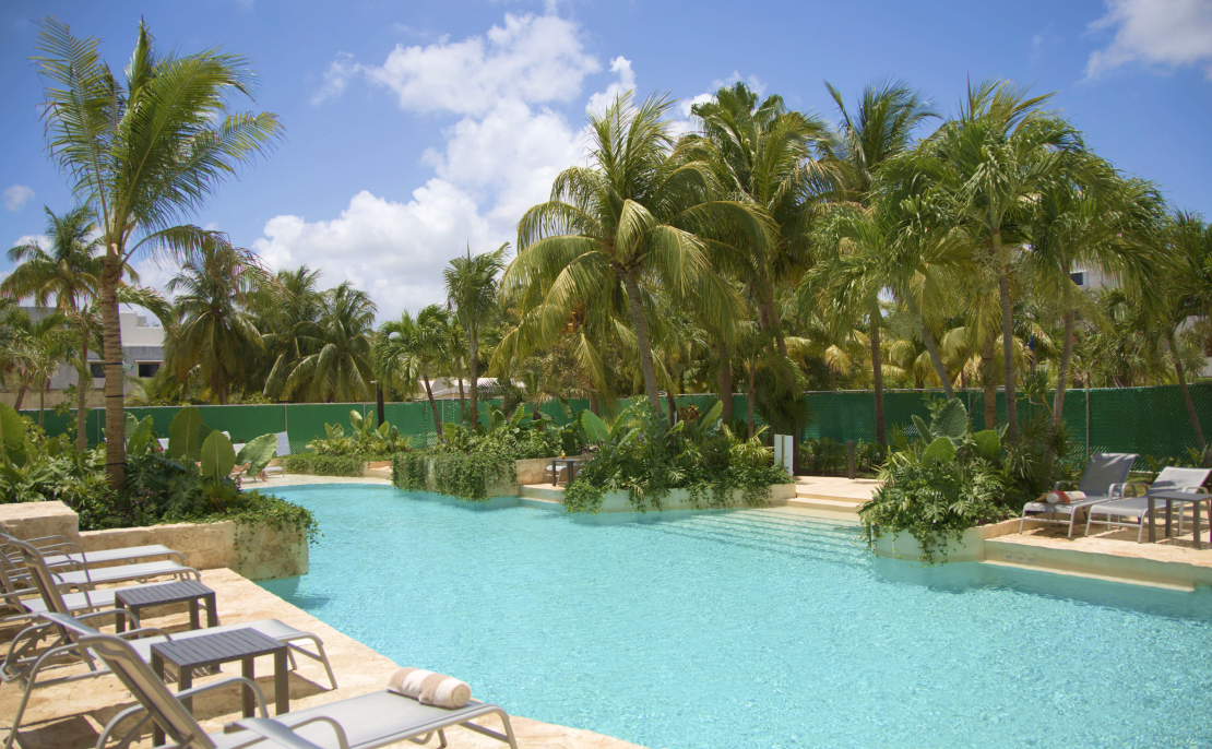 Frente del hotel Calypso